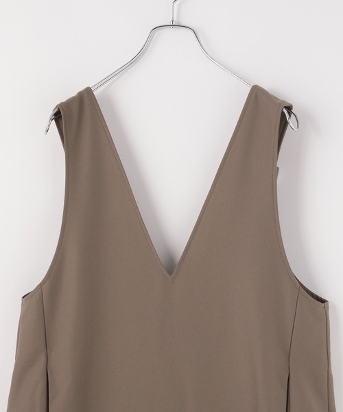 【セール】Vネックジャンパースカート（ジャンパースカート）｜BAYFLOW（ベイフロー）