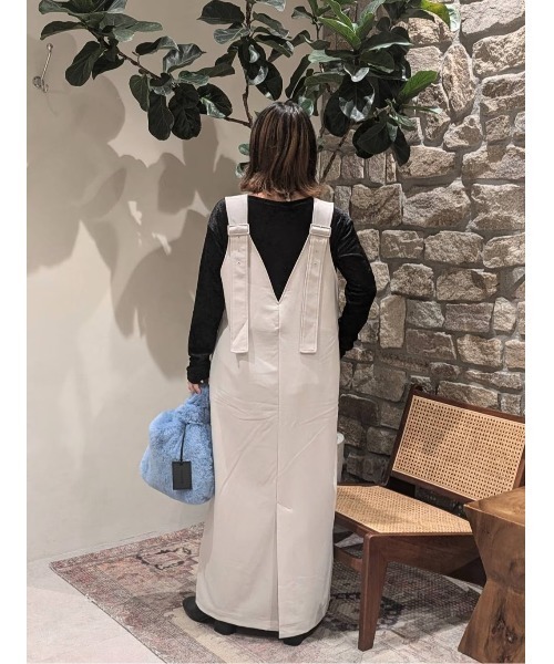 【セール】Vネックジャンパースカート（ジャンパースカート）｜BAYFLOW（ベイフロー）