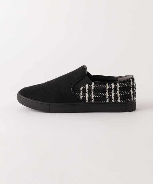 green label relaxing（グリーンレーベルリラクシング）の「TJ GLR スリッポン スニーカー / キッズ  22cm-23cm（スニーカー・キッズ・グレー/ブラック/その他1・23cm/22cm）」の2枚目の写真