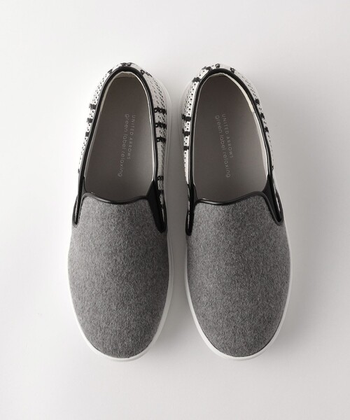 green label relaxing（グリーンレーベルリラクシング）の「TJ GLR スリッポン スニーカー / キッズ  22cm-23cm（スニーカー・キッズ・グレー/ブラック/その他1・23cm/22cm）」の15枚目の写真