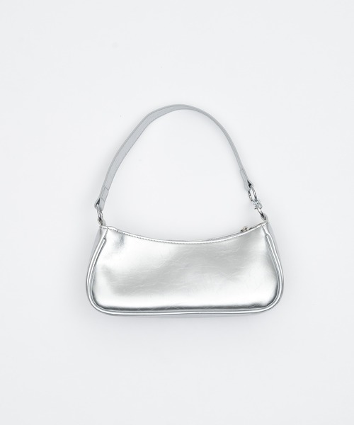 17HR（セブンティーンアワーズ）の「2wayダブルポケットバッグ（ショルダーバッグ・レディース・シルバー/ブラック/ブラウン・FREE）」の13枚目の写真