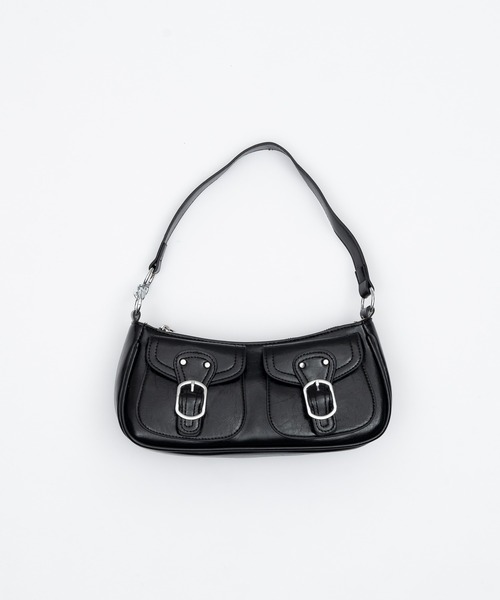 17HR（セブンティーンアワーズ）の「2wayダブルポケットバッグ（ショルダーバッグ・レディース・シルバー/ブラック/ブラウン・FREE）」の21枚目の写真