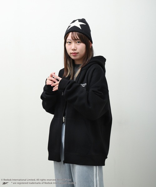 セール】【REEBOK】 【別注】 左胸 ワンポイント ロゴ 刺繍 長袖