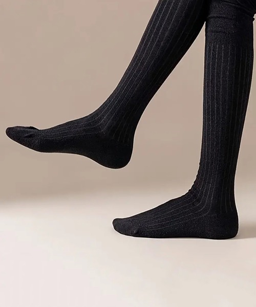 NOLITA LABORATORY（ノリータラボラトリー）の「【 NOLITA / ノリータ 】くしゅくしゅ オーバーニーハイ ソックス 靴下（ソックス/靴下・レディース・ブラック/グレー/ホワイト/ブラウン/アイボリー/ライトグレー/ベージュ・FREE）」の13枚目の写真