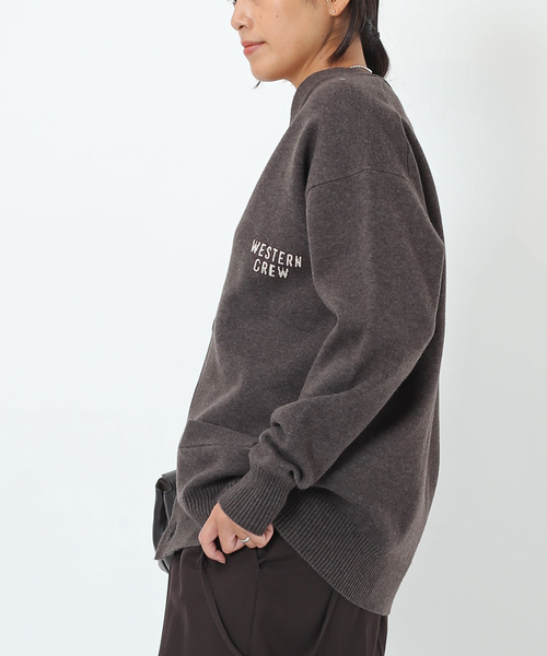 St.Johns 3rd Club】WESTERN CREW cardigan（カーディガン/ボレロ