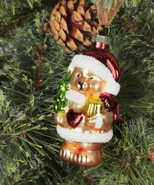 セール】ミニガラスモチーフオーナメント[CHRISTMAS 2024]（インテリア