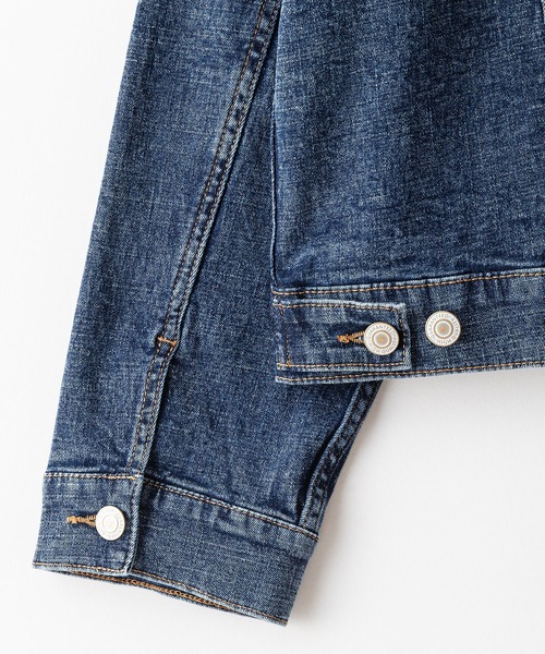 【BLUE STANDARD/ブルースタンダード】ストレッチ 軽量 スラブデニム Gジャン デニムジャケット（デニムジャケット）｜Blue Standard （ブルースタンダード）