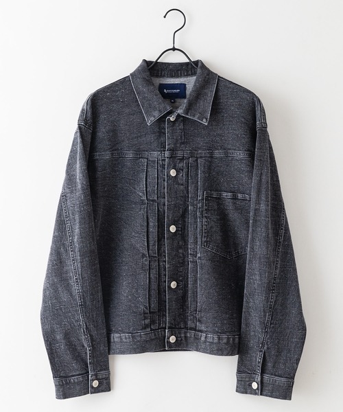 【BLUE STANDARD/ブルースタンダード】ストレッチ 軽量 スラブデニム Gジャン デニムジャケット（デニムジャケット）｜Blue Standard （ブルースタンダード）
