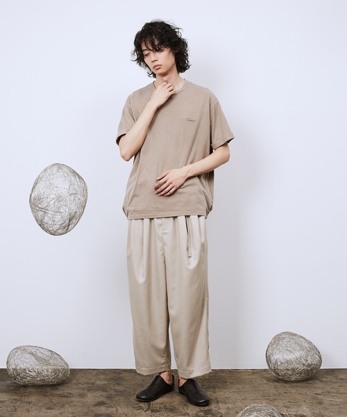 Dulcamara（ドゥルカマラ）の「ピグメントジャージーバルーンT（Tシャツ/カットソー・レディース・ブラック/ベージュ/グリーン・1/2/3）」の16枚目の写真