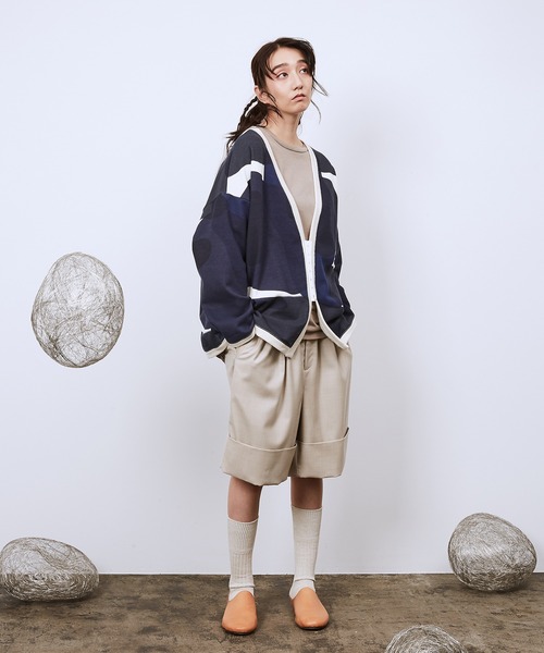 Dulcamara（ドゥルカマラ）の「ピグメントジャージーバルーンT（Tシャツ/カットソー・レディース・ブラック/ベージュ/グリーン・1/2/3）」の22枚目の写真