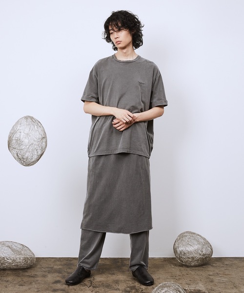 Dulcamara（ドゥルカマラ）の「ピグメントジャージーバルーンT（Tシャツ/カットソー・レディース・ブラック/ベージュ/グリーン・1/2/3）」の10枚目の写真