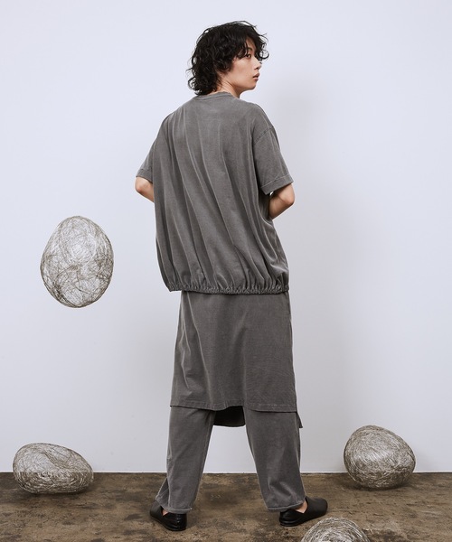 Dulcamara（ドゥルカマラ）の「ピグメントジャージーバルーンT（Tシャツ/カットソー・レディース・ブラック/ベージュ/グリーン・1/2/3）」の13枚目の写真