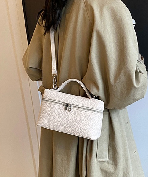 ジッパースクエアショルダーバッグ（ショルダーバッグ）｜LOWO（ロワ