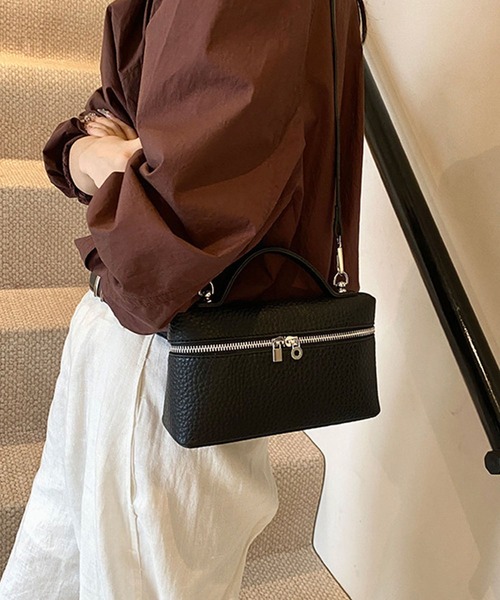セール】ジッパースクエアショルダーバッグ（ショルダーバッグ