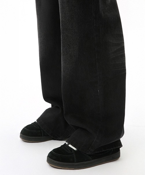 CORPUS TOKYO(コーパス トーキョー)の「オーバーダイセミワイドストレートデニム(デニムパンツ・メンズ・ブルー/ブラック/インディゴブルー・3/2/1/4)」の15枚目の写真