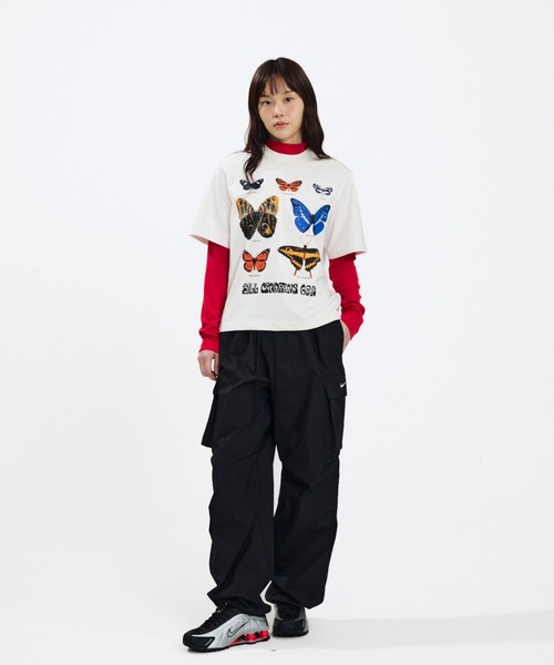 NIKE(ナイキ)の「ナイキ スポーツウェア ウィメンズ ミッドライズ カーゴ パンツ / Nike Sportswear Women's Mid-Rise Cargo Pants FV7521-010 Black(カーゴパンツ・レディース・ブラック・S/M/L/2XL/XL/XS)」の11枚目の写真