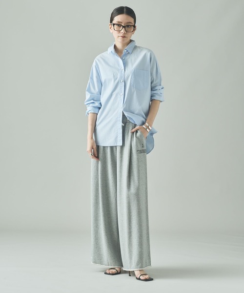 Curensology（カレンソロジー）の「Curensology(カレンソロジー)/＜&RC＞フレンチテリーワイドパンツ（スウェットパンツ・レディース・ホワイト/ネイビー/グレー/キナリ・38/36）」の21枚目の写真