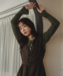 mideal | asymmetry design rib tops /アシンメトリーデザインリブトップス(ニット/セーター)