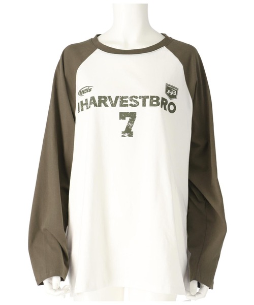 ANAP（アナップ）の「カレッジロゴラグラントップス（Tシャツ/カットソー・レディース・ネイビー/ブラック/カーキ・FREE）」の21枚目の写真