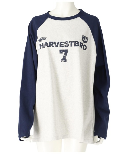 ANAP（アナップ）の「カレッジロゴラグラントップス（Tシャツ/カットソー・レディース・ネイビー/ブラック/カーキ・FREE）」の22枚目の写真