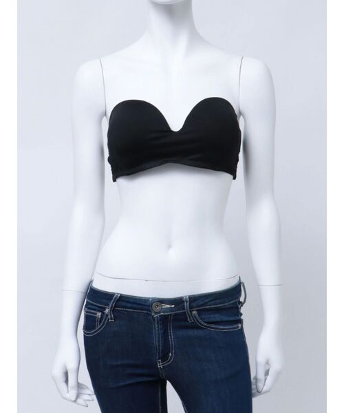 GYDA（ジェイダ）の「cover up Booster ブラトップ（ブラジャー・レディース・ブラック/オフホワイト・FREE）」の6枚目の写真