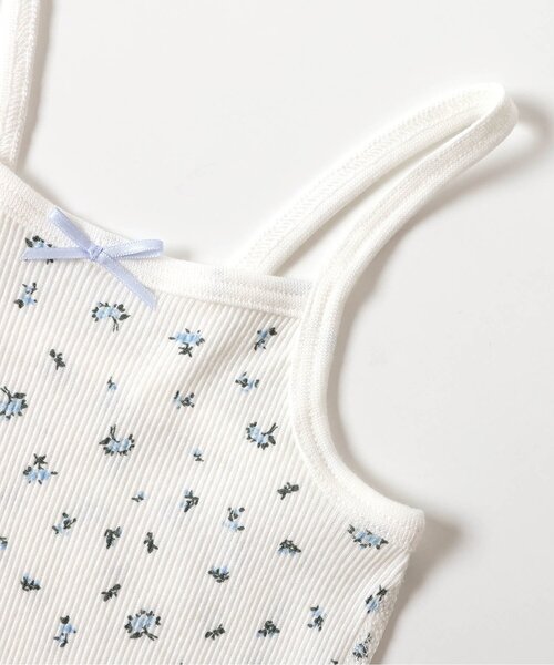 apres les cours（アプレレクール）の「深あきインナーリブキャミソール（インナーウェア/肌着・キッズ・アイボリー/ピンク/ラベンダー/チャコール/オフホワイト・80/130/120/110/100/90）」の12枚目の写真