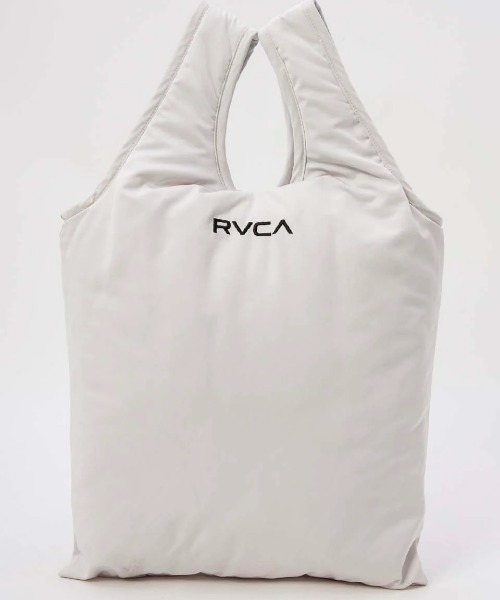 RVCA（ルーカ）の「RVCA メンズ REVERSIBLE RECESSION/ルーカキルティングリバーシブルミニトートエコバッグ（トートバッグ・メンズ・ブラック/ホワイト系その他・FREE）」の8枚目の写真