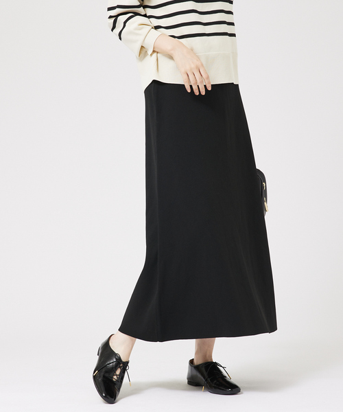 abahouse mavie（アバハウスマヴィ）の「【セットアップ対応】セミフレアニットスカート（スカート・レディース・ホワイト/ネイビー/ブラック・フリー）」の19枚目の写真