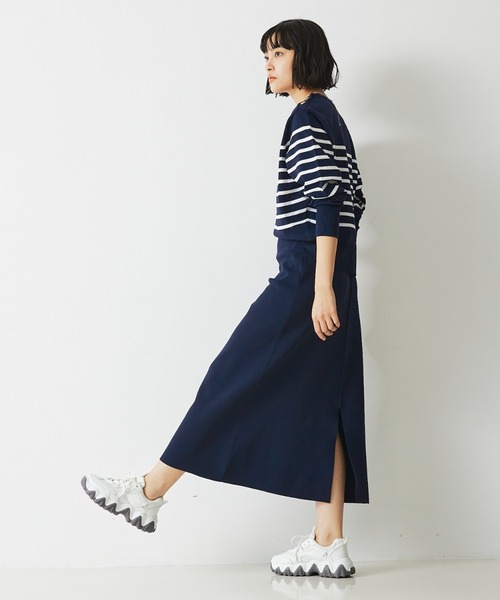 【セットアップ対応】セミフレアニットスカート（スカート）｜abahouse mavie（アバハウスマヴィ）