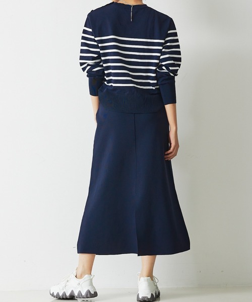 【セットアップ対応】セミフレアニットスカート（スカート）｜abahouse mavie（アバハウスマヴィ）