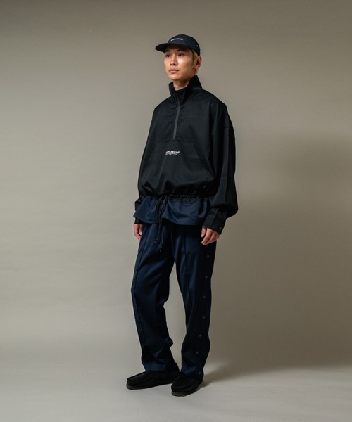 APPLEBUM（アップルバム）の「Logo Long-Bill Cap（キャップ・メンズ・ブラック/グリーン系その他・FREE）」の4枚目の写真