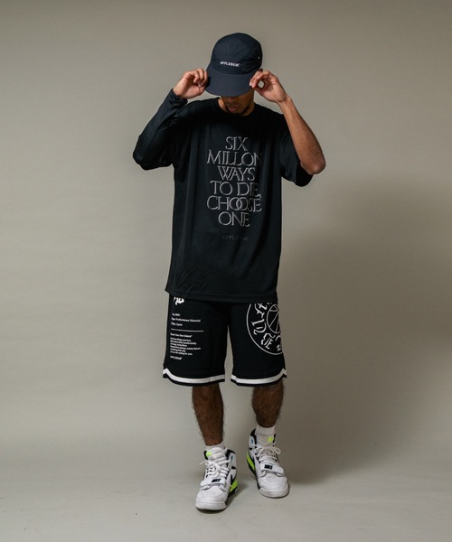 APPLEBUM（アップルバム）の「Logo Long-Bill Cap（キャップ・メンズ・ブラック/グリーン系その他・FREE）」の5枚目の写真