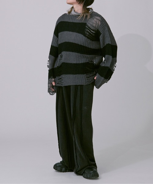 アソートダメージニット（ニット/セーター）｜Ellno Loset（エルノロゼット）