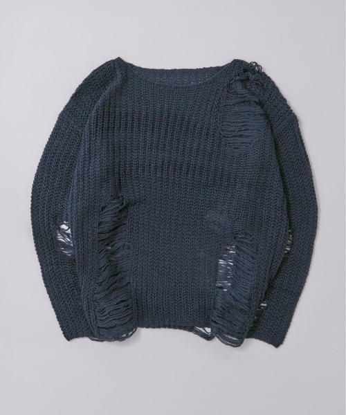 アソートダメージニット（ニット/セーター）｜Ellno Loset（エルノロゼット）