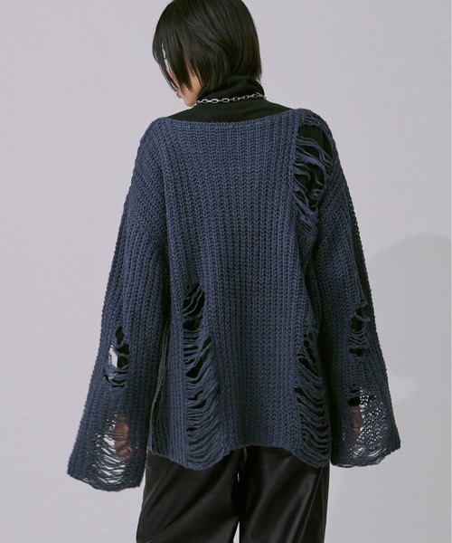 アソートダメージニット（ニット/セーター）｜Ellno Loset（エルノロゼット）