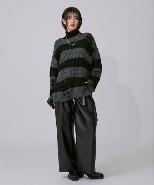 アソートダメージニット（ニット/セーター）｜Ellno Loset（エルノロゼット）