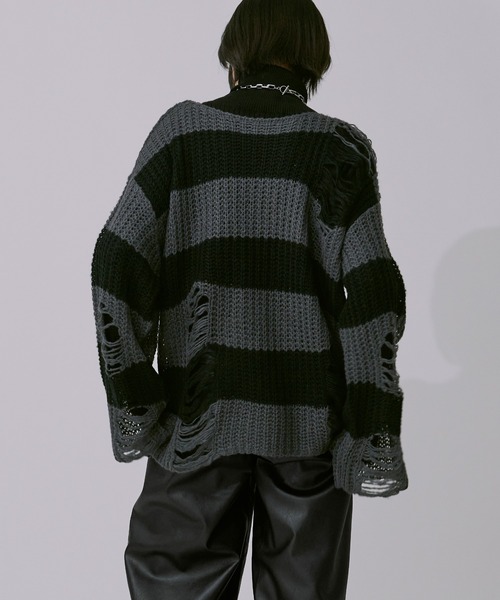 アソートダメージニット（ニット/セーター）｜Ellno Loset（エルノロゼット）