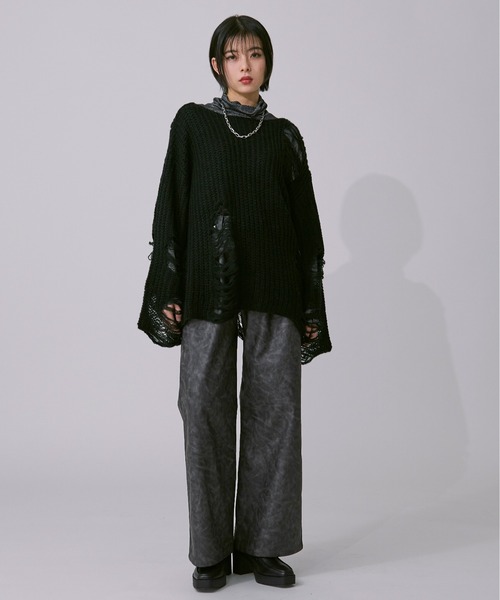 アソートダメージニット（ニット/セーター）｜Ellno Loset（エルノロゼット）