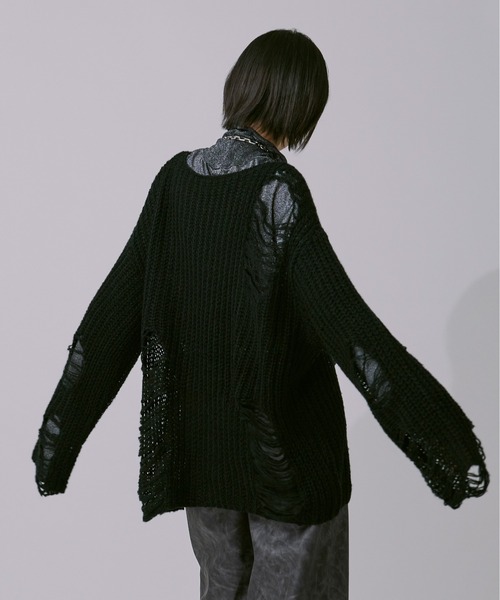 アソートダメージニット（ニット/セーター）｜Ellno Loset（エルノロゼット）