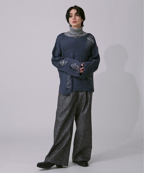 アソートダメージニット（ニット/セーター）｜Ellno Loset（エルノロゼット）