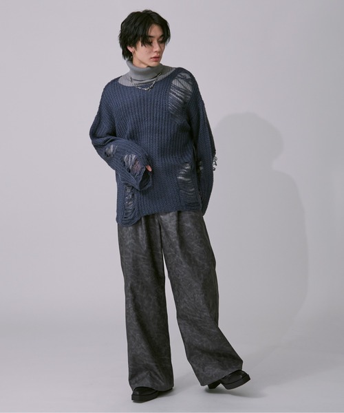 アソートダメージニット（ニット/セーター）｜Ellno Loset（エルノロゼット）