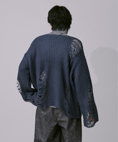 アソートダメージニット（ニット/セーター）｜Ellno Loset（エルノロゼット）