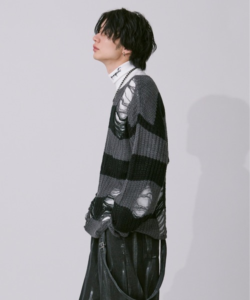 アソートダメージニット（ニット/セーター）｜Ellno Loset（エルノロゼット）