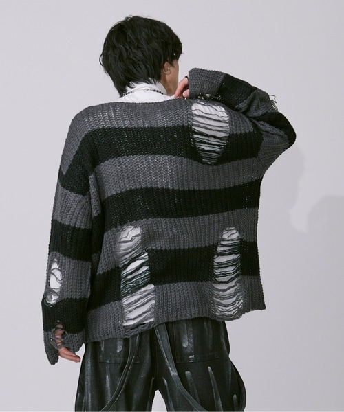 アソートダメージニット（ニット/セーター）｜Ellno Loset（エルノロゼット）