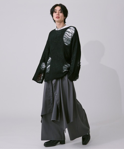 アソートダメージニット（ニット/セーター）｜Ellno Loset（エルノロゼット）