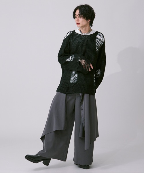 セール】アソートダメージニット（ニット/セーター）｜Ellno Loset