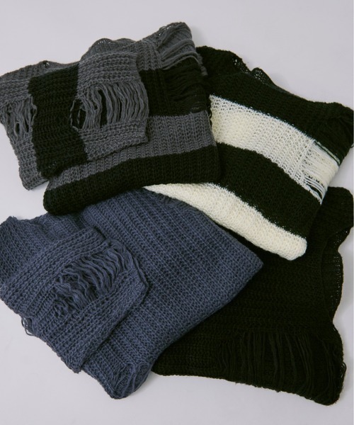 アソートダメージニット（ニット/セーター）｜Ellno Loset（エルノロゼット）