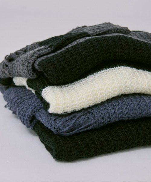 アソートダメージニット（ニット/セーター）｜Ellno Loset（エルノロゼット）