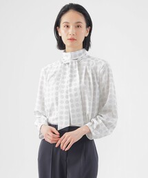ブラウス シャツ 「L」「接触冷感」「ウォッシャブル」シルキーローンシャツブラウス レディース 接触冷感】【ウォッシャブル】シルキーローンシャツブラウス