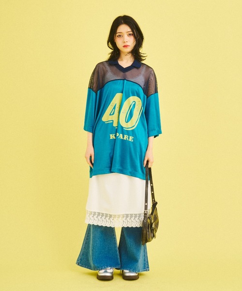 What Is Heart(ワットイズハート)の「uniform T-shirt - ユニフォームTシャツ -(Tシャツ/カットソー・レディース・レッド/ネイビー・SMALL/MEDIUM)」の15枚目の写真